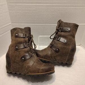 Sorel Joan Of Artic Wedge ll Women Boots # 8 US
